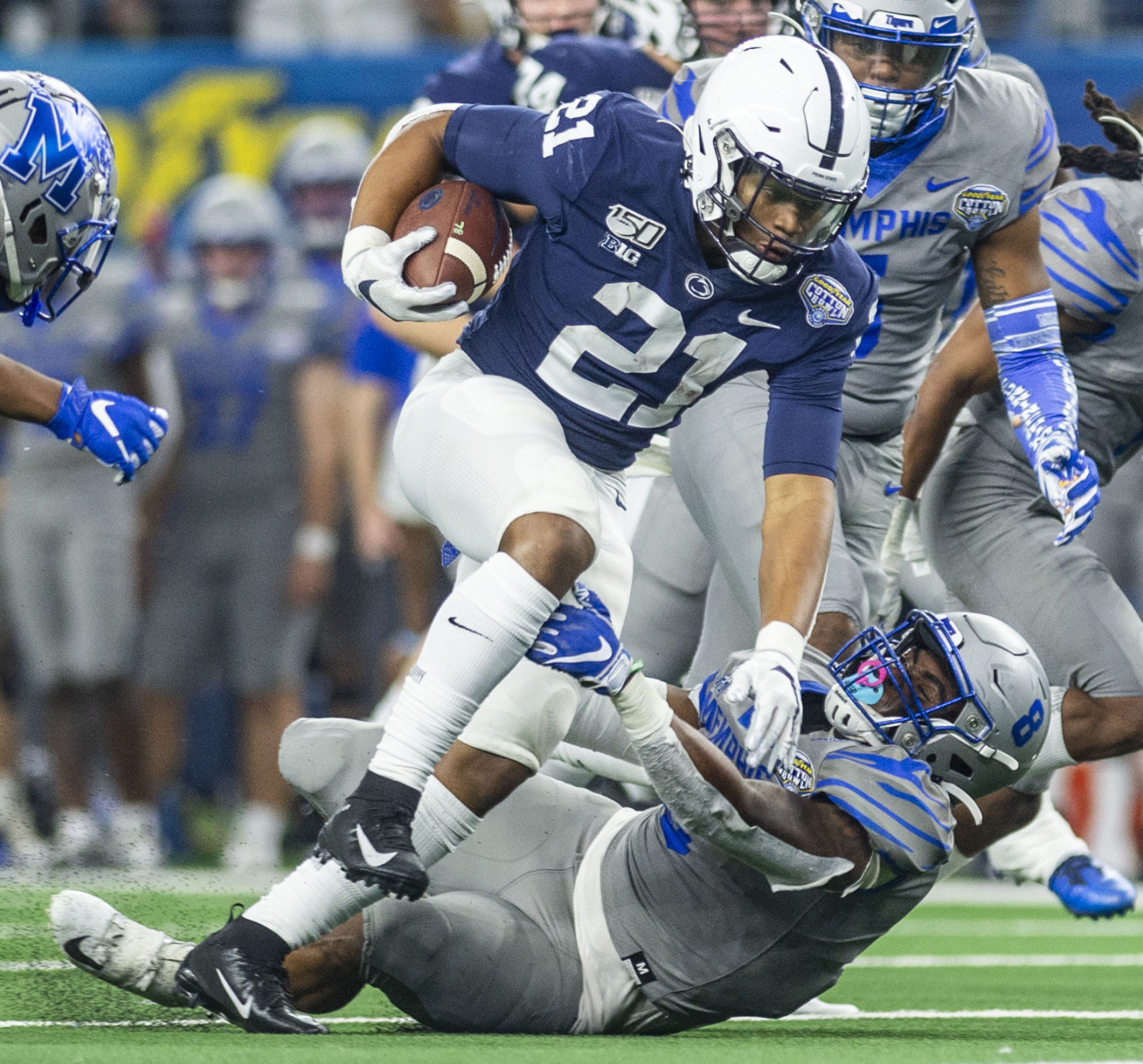 Cotton Bowl Classic, Penn State vs Memphis, Running back Noah Cain (21)